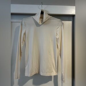 EUC Loft Cream Long Sleeve Turtleneck Top in Size Small. Never worn!
